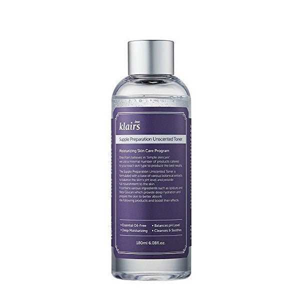 Dear, Klairs - Supple Preparation Unscented Toner 180ml